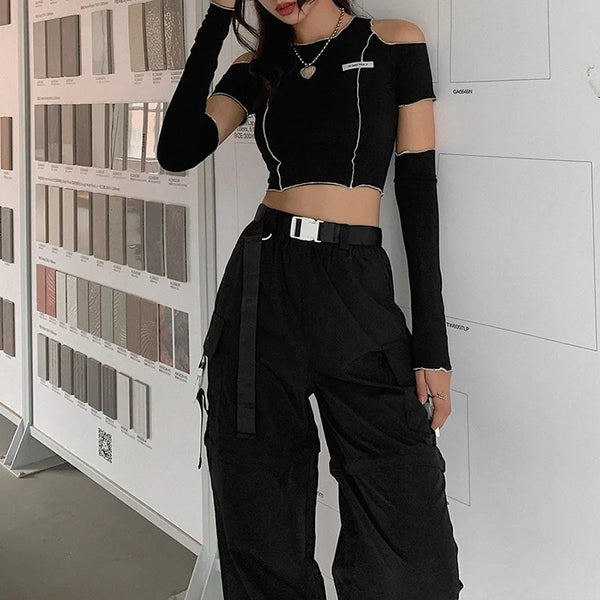 Noctura Edge | Crop Top | Luke Parry Collective