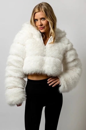 Frosted LED Light up Jacket with Hood | "THE ICON" | Luke Parry Collective