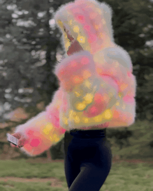 Frosted LED Light up Jacket with Hood | "THE ICON" | Luke Parry Collective