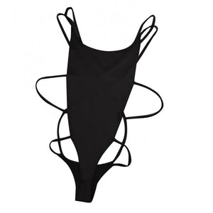 Obsidian Strap Backless Monokini
