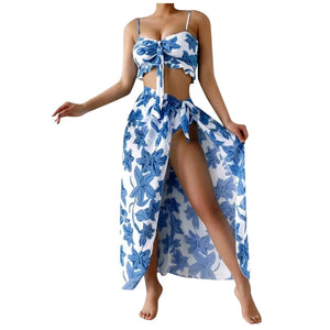 Bloom Riviera Three-Piece Bikini Set