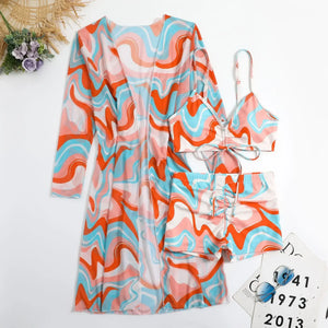 Riviera Tropique Tie-Front Bikini Set