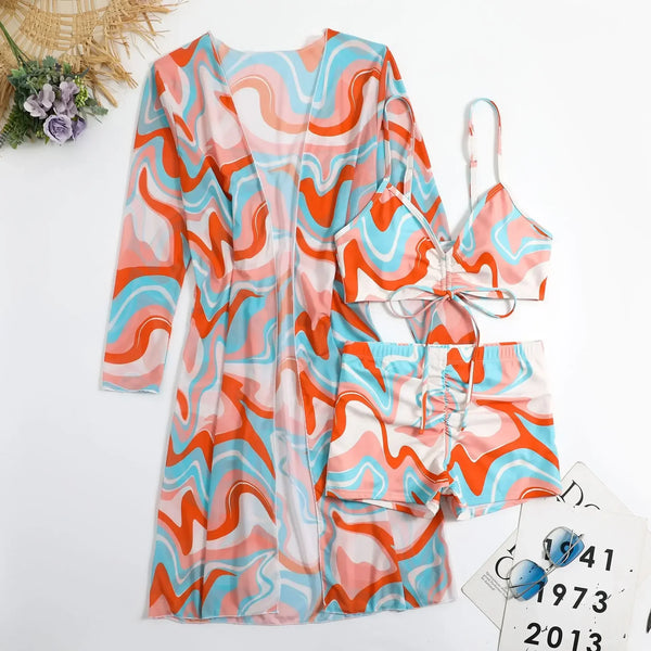 Riviera Tropique Tie-Front Bikini Set
