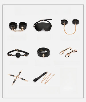 Midnight Embrace | Genuine Leather Restraint Set | Luke Parry Collective