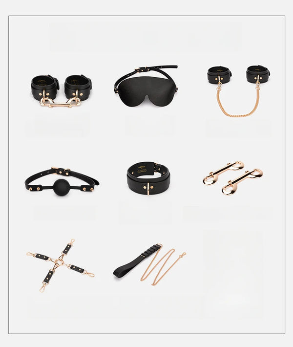 Midnight Embrace | Genuine Leather Restraint Set | Luke Parry Collective