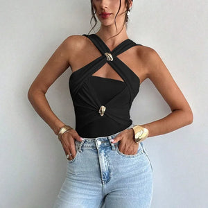 Midas Curve | Sculpting Halter Bodysuit | Luke Parry Collective
