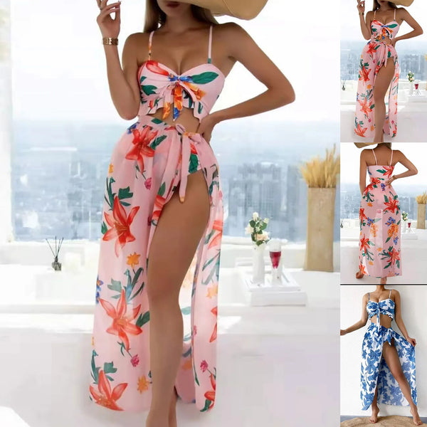 Bloom Riviera Three-Piece Bikini Set