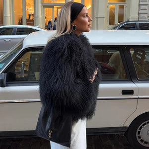Midnight Heir | Faux Fur Coat | Luke Parry Collective