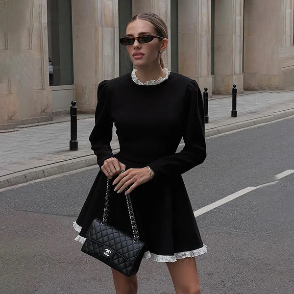 Midnight Manor | Long Sleeve Mini Dress | Luke Parry Collective