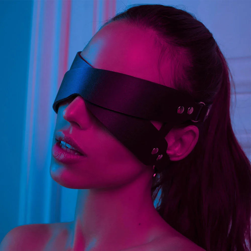 Eclipse Submission| Leather Harness Mask | Luke Parry Collective