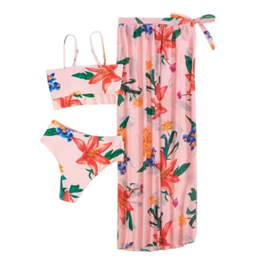 Bloom Riviera Three-Piece Bikini Set