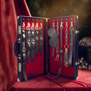 Midnight Embrace | Genuine Leather Restraint Set | Luke Parry Collective