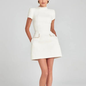 Regalia Cut | Tweed Mini Dress | Luke Parry Collective