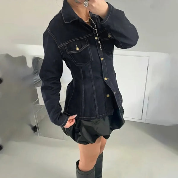 Violette Frame | Tailored Denim Jacket | Luke Parry Collective