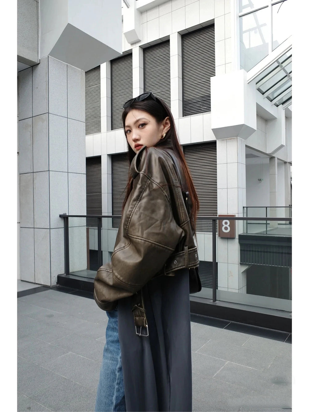 Mayfair Jacket | Cropped Faux Leather Jacket | Luke Parry Collective
