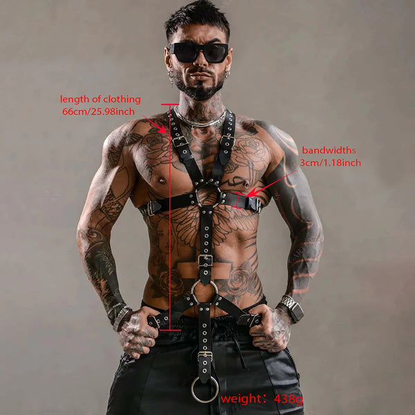 Steel Ritual | Male Bondage Harness | Luke Parry Collective