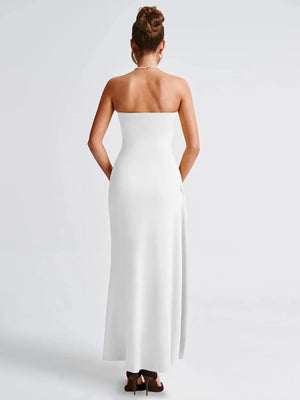 Soleil Embrace | Strapless Slit Gown | Luke Parry Collective