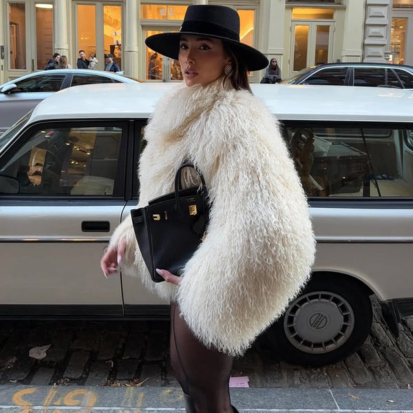 Midnight Heir | Faux Fur Coat | Luke Parry Collective