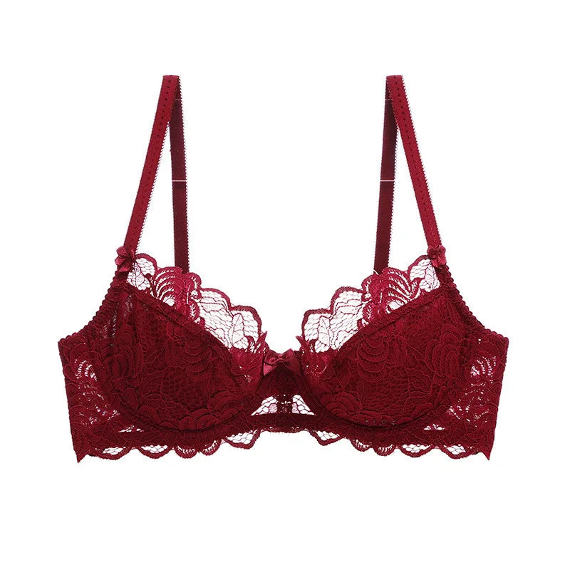 Scarlet Bloom | Lace Bra | Luke Parry Collective