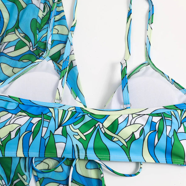 Riviera Tropique Tie-Front Bikini Set