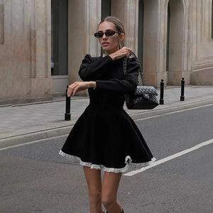 Midnight Manor | Long Sleeve Mini Dress | Luke Parry Collective