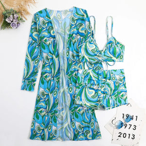 Riviera Tropique Tie-Front Bikini Set
