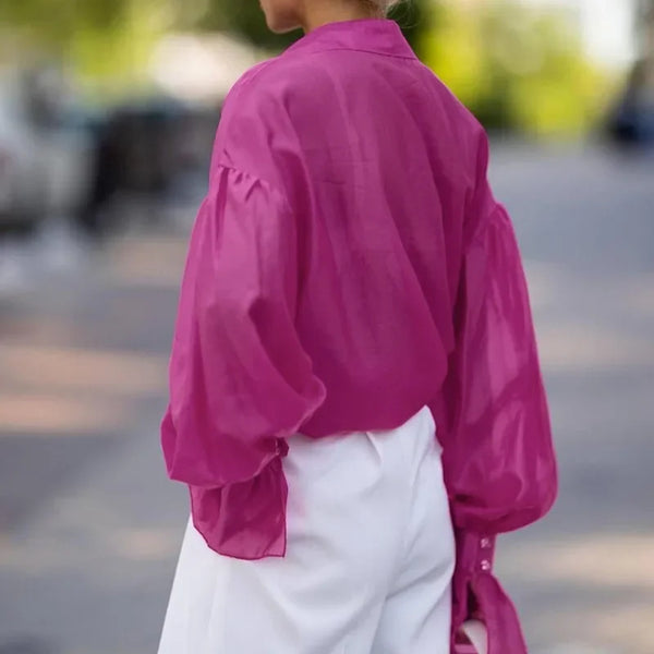 Verdant Lure | Oversized Shirt Blouse | Luke Parry Collective
