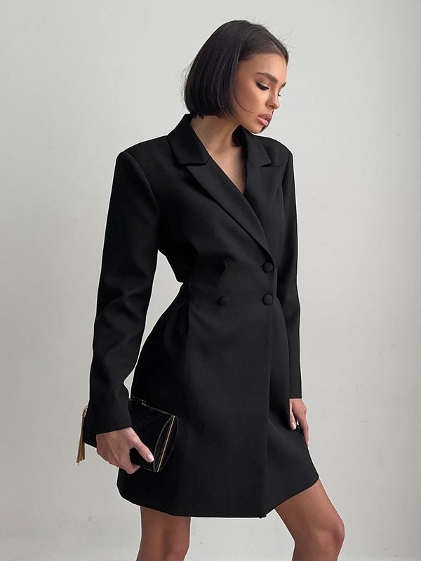 Valeria Structure | Blazer Mini Dress | Luke Parry Collective