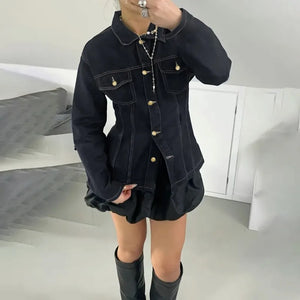 Violette Frame | Tailored Denim Jacket | Luke Parry Collective