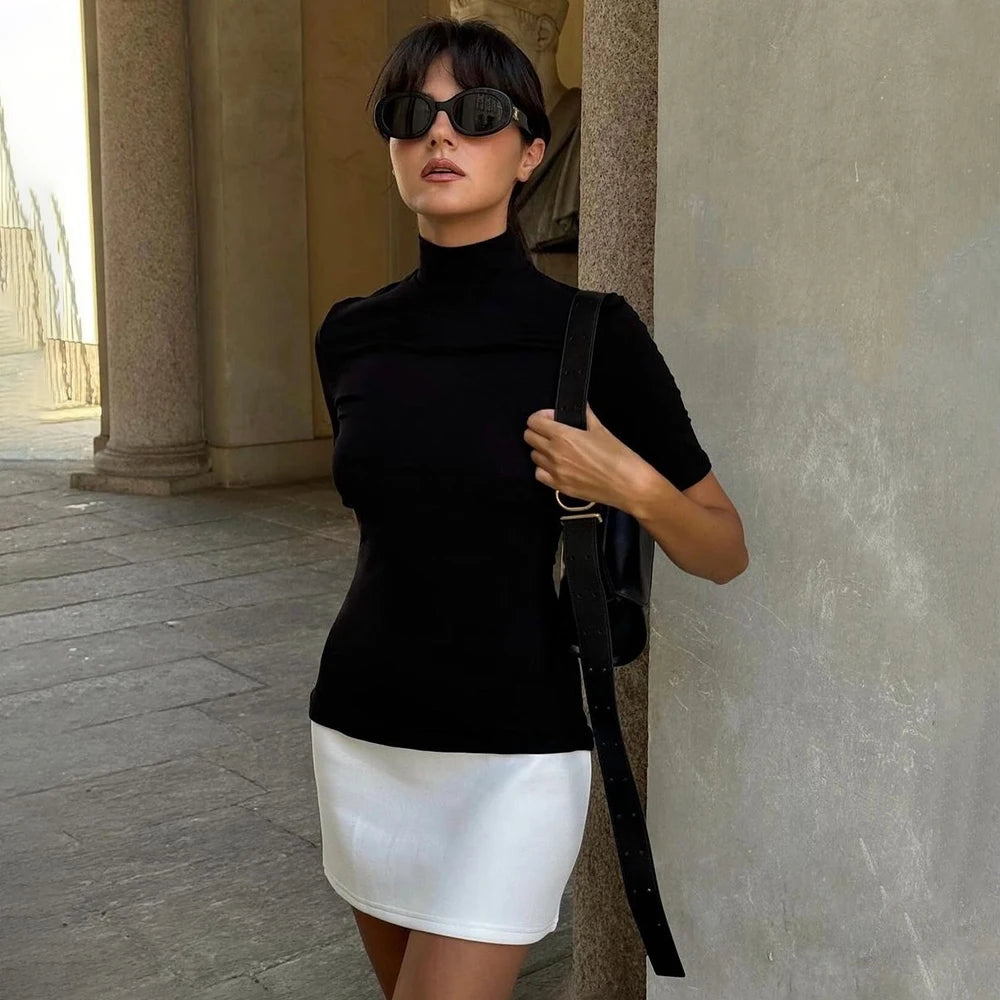 Velvet Alley | Contrast Mini Dress | Luke Parry Collective