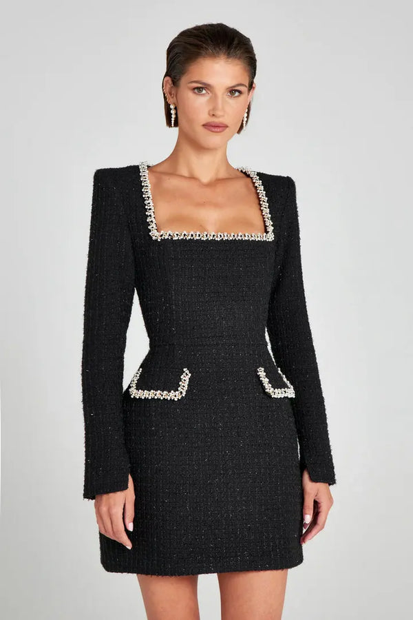 Regalia Cut | Tweed Mini Dress | Luke Parry Collective