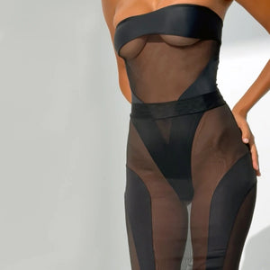 Phantom Sheer Strapless Bodysuit Set