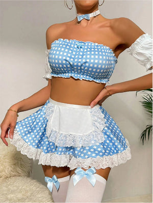 Blueberry Fantasy | Costume Lingerie Set | Luke Parry Collective