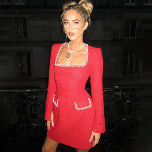 Regalia Cut | Tweed Mini Dress | Luke Parry Collective