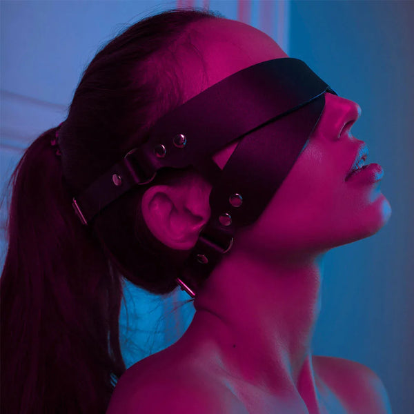 Eclipse Submission| Leather Harness Mask | Luke Parry Collective