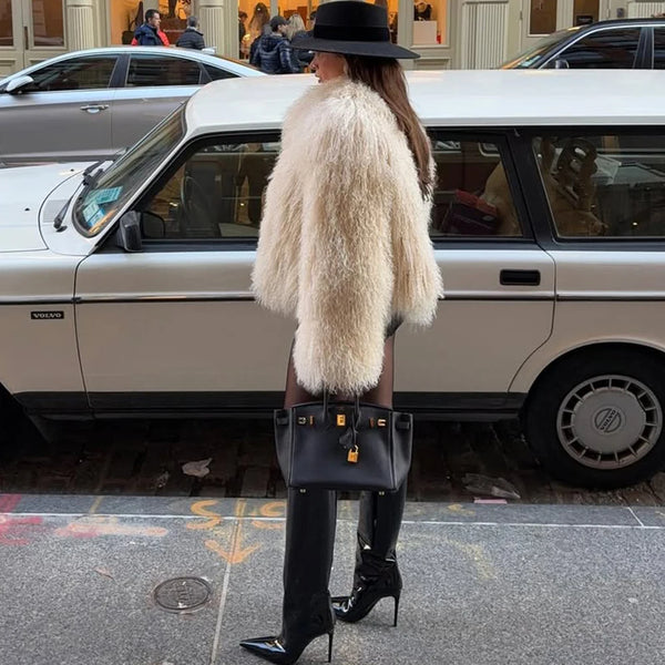 Midnight Heir | Faux Fur Coat | Luke Parry Collective