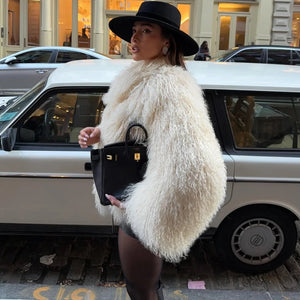 Midnight Heir | Faux Fur Coat | Luke Parry Collective