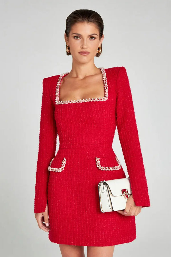 Regalia Cut | Tweed Mini Dress | Luke Parry Collective