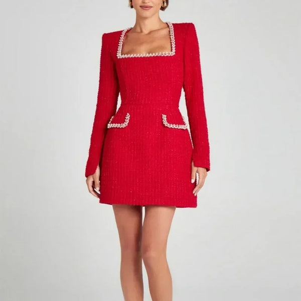 Regalia Cut | Tweed Mini Dress | Luke Parry Collective