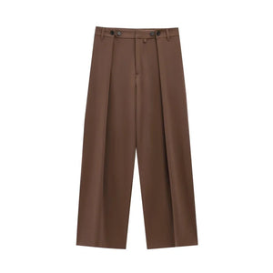 Café Véronique | Chocolate Belted Pantsuit | Luke Parry Collective