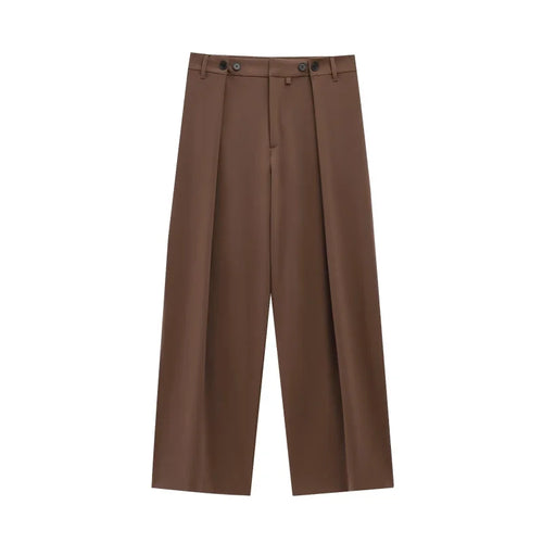 Café Véronique | Chocolate Belted Pantsuit | Luke Parry Collective