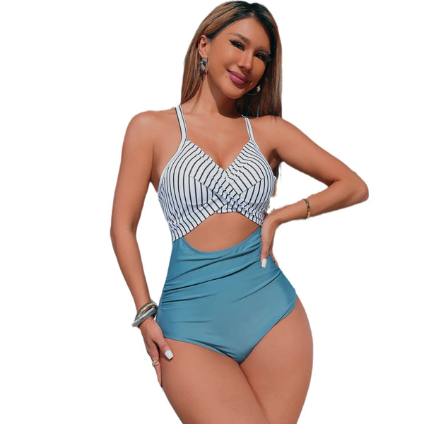 Riviera Bloom High-Waist One-Piece