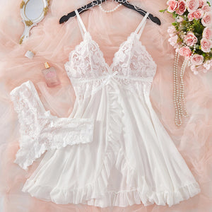 Ruby Serenade | Lace Babydoll Set | Luke Parry Collective