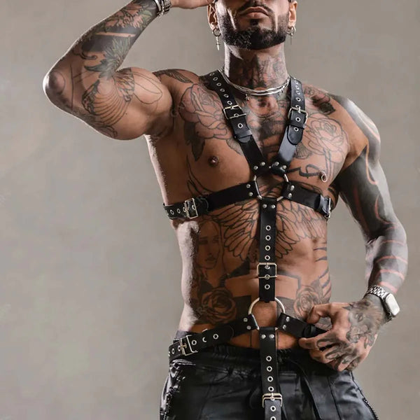 Steel Ritual | Male Bondage Harness | Luke Parry Collective