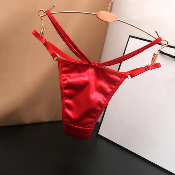 Luna Gleam | Satin Thong Panty | Luke Parry Collective