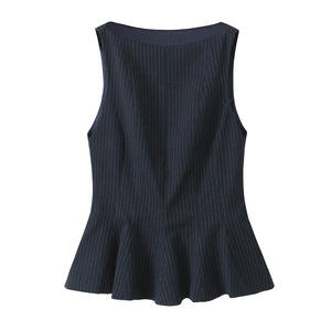 Ashbury Silhouette | Tailored Peplum Top | Luke Parry Collective