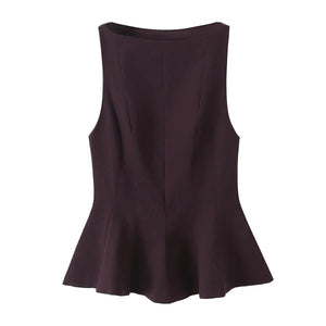 Ashbury Silhouette | Tailored Peplum Top | Luke Parry Collective