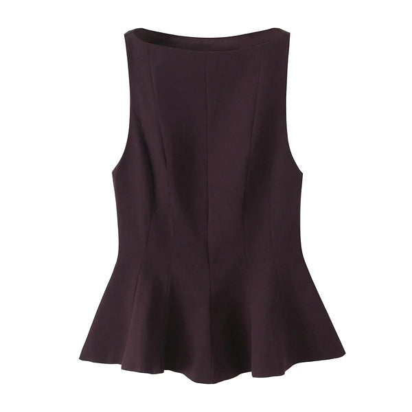 Ashbury Silhouette | Tailored Peplum Top | Luke Parry Collective