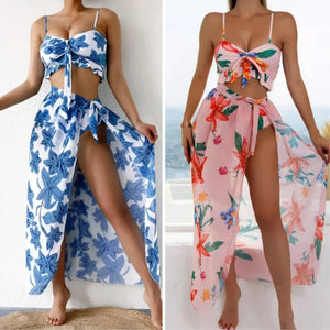 Bloom Riviera Three-Piece Bikini Set
