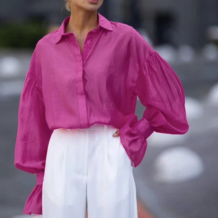 Verdant Lure | Oversized Shirt Blouse | Luke Parry Collective